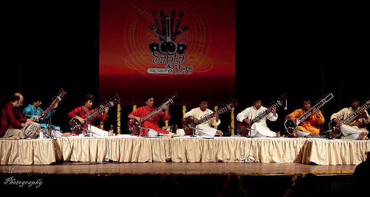 Sitar,String instrument,Musical instrument,String instrument,Event,Performance,Music,Performing arts,Folk instrument,Performance art