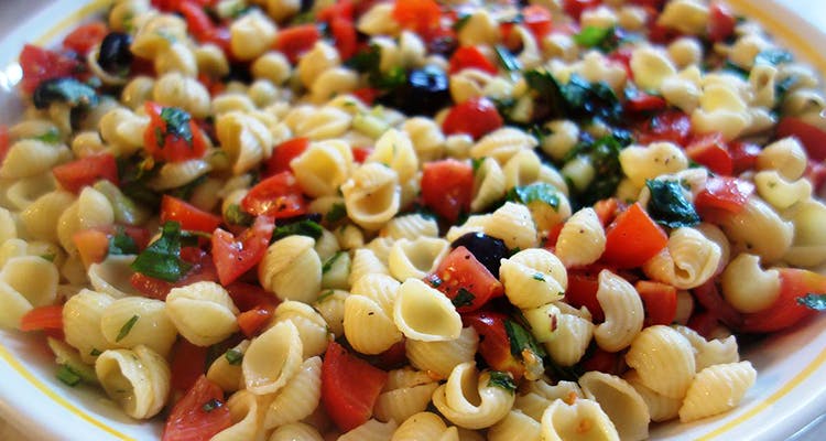 Dish,Food,Cuisine,Ingredient,Pasta salad,Macaroni,Salad,Pasta,Vegetarian food,Italian food