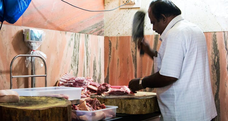 Butcher,Meat,Food,Flesh,Goat meat,Cuisine,Street food,Cooking,Salt-cured meat