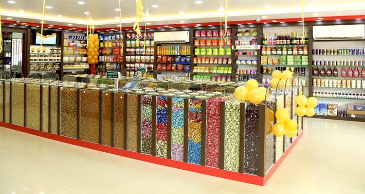 Candies and Dry Fruits at Goji Store 