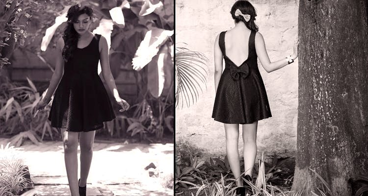 Photograph,Black,Clothing,Little black dress,Black-and-white,Dress,Fashion,Snapshot,Monochrome photography,Photography