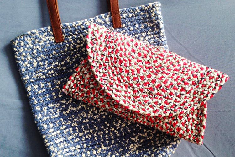 Red,Bag,Handbag,Crochet,Pattern,Pattern,Tote bag,Woven fabric,Fashion accessory,Design