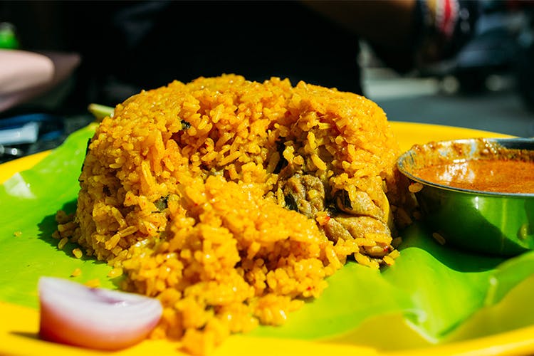 Pallavi Restaurant Wins For Chicken Biryani And Curry For Just INR 60