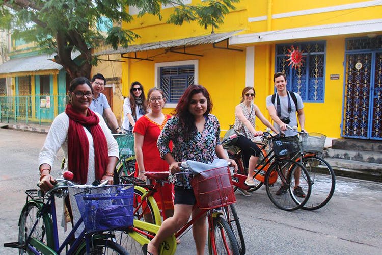 Bicycle,Mode of transport,Vehicle,Transport,Rickshaw,Leisure,Adaptation,Recreation,Street,Tourism