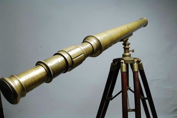 Telescope,Optical instrument,Monocular,Metal,Brass,Spotting scope