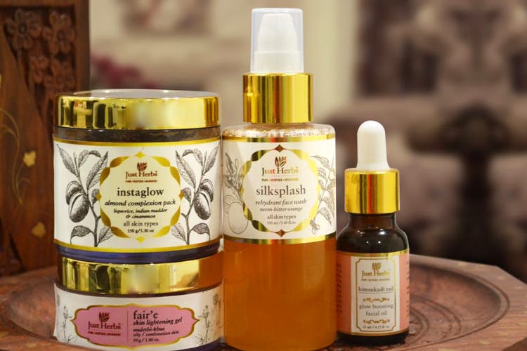 Just Herbs Ayurvedic Skincare Little Black Book Bangalore