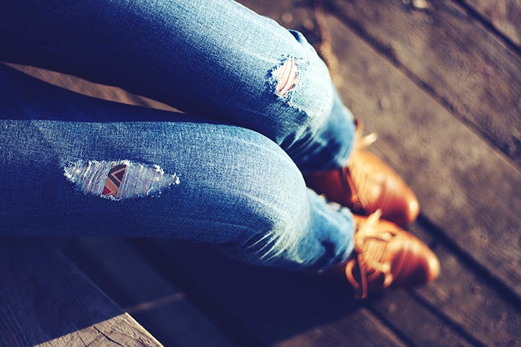 Jeans,Blue,Light,Denim,Leg,Arm,Sunlight,Hand,Human leg,Textile