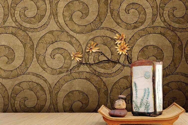 Wallpaper,Wall,Room,Still life,Pattern,Illustration,Interior design,Flooring,Floor,Interior design