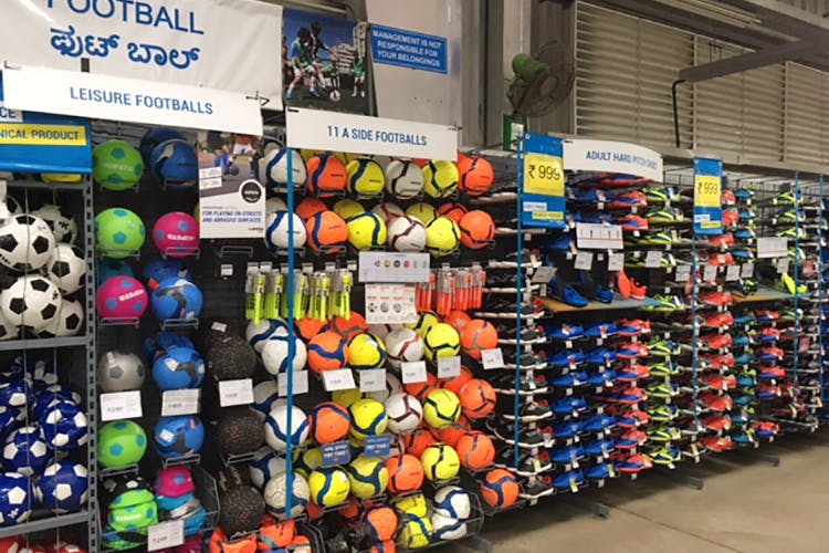Sporting Goods At Decathlon, Whitefield 