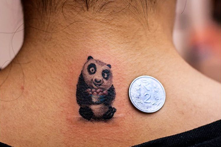 Skin,Neck,Tattoo,Marsupial,Ear,Possum,Temporary tattoo,Ferret,Paw