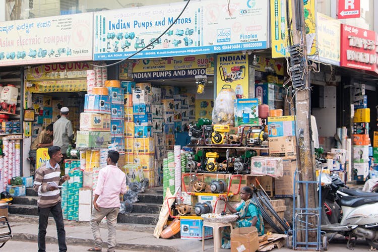 Electronics Market At SP Road Nagarathpete LBB Bangalore 