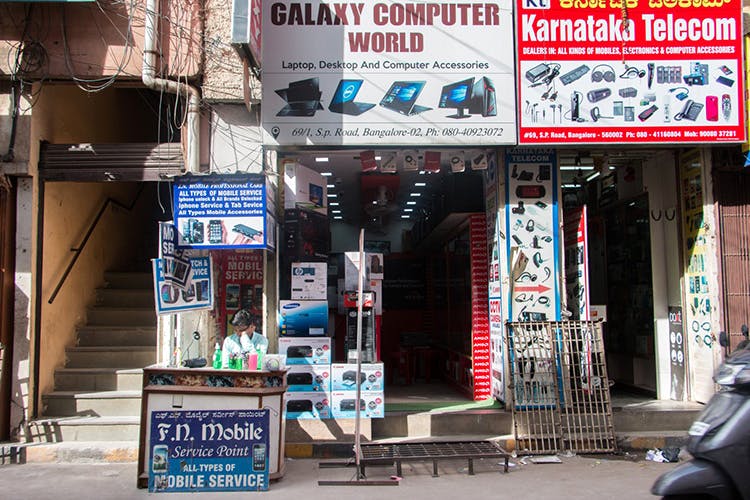 Electronics Market At SP Road Nagarathpete LBB Bangalore 