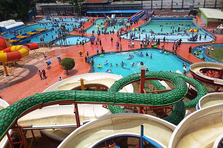 Water Ride And Roller Coasters At Fun World LBB, Bangalore