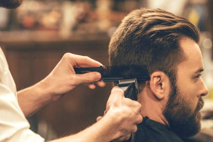 Hair,Hairstyle,Barber,Hairdresser,Facial hair,Beard,Ear