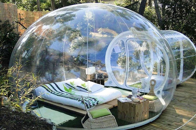 Inflatable,Sphere,Dome,Games,Reflection,Furniture,Tent,Earth,World,Couch
