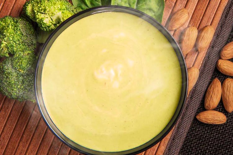 Food,Aioli,Matcha,Dish,Vegetable juice,Ingredient,Cuisine,Leek soup,Smoothie,Velouté sauce