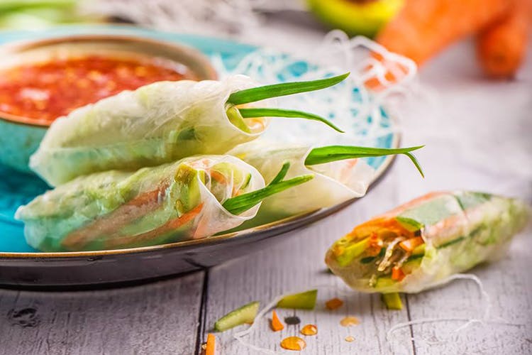 Food,Gỏi cuốn,Dish,Cuisine,Ingredient,Rice paper,Spring roll,Dim sum,Produce,appetizer