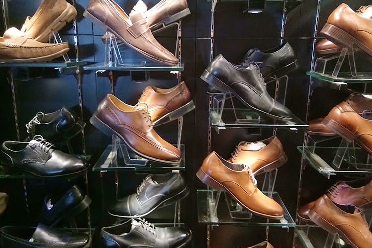 Footwear,Shoe store,Shoe,Brown,Boot,Retail,Collection,Leather