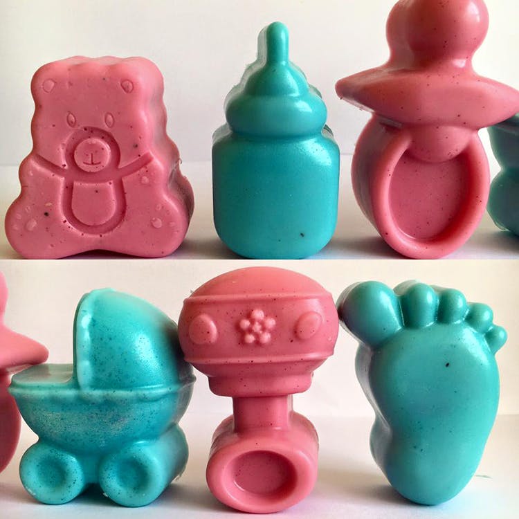 Pink,Candy & chocolate mold,Toy,Turquoise,Baby toys,Plastic