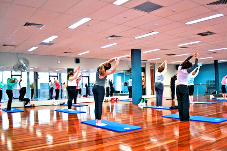 Physical fitness,Yoga,Aerobics,Pilates,Exercise,Leisure centre,Circuit training,Room,Sports,Individual sports