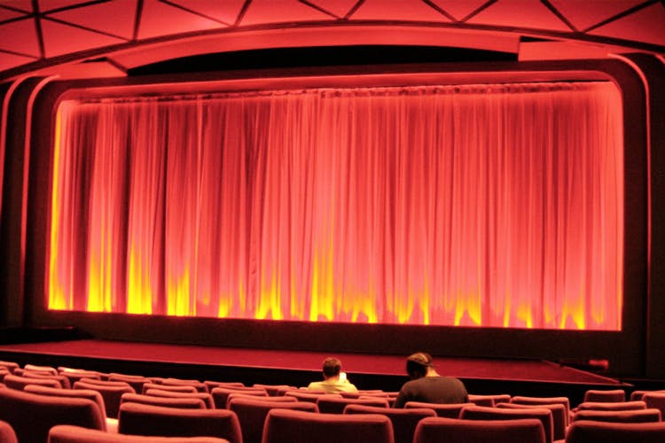 Theater curtain,Stage,Theatre,Curtain,heater,Auditorium,Textile,Stage is empty,Performing arts center,Interior design