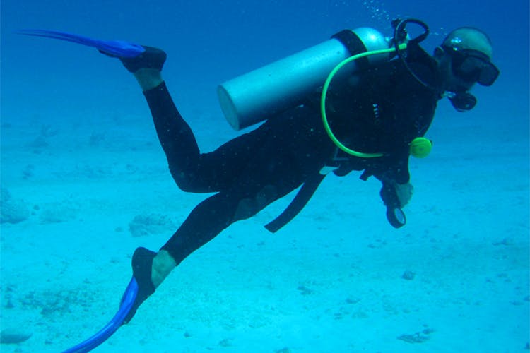 Scuba diving,Diving equipment,Divemaster,Underwater diving,Underwater,Buoyancy compensator,Diving mask,Aquanaut,Dry suit,Wetsuit