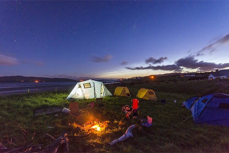Camping,Sky,Tent,Night,Ecoregion,Cloud,Campfire,Landscape,Camp,Tundra