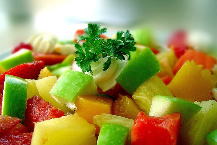 Food,Dish,Fruit salad,Cuisine,Vegetable,Ingredient,Salad,Vegetarian food,Produce,Vegan nutrition