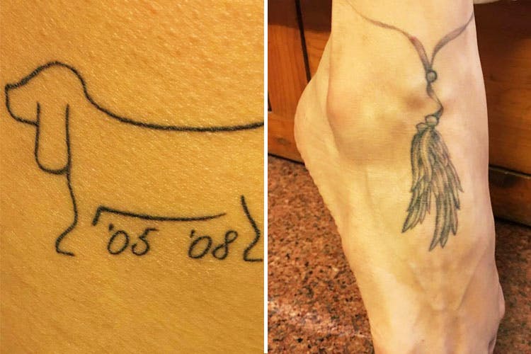 Tattoo,Arm,Joint,Skin,Leg,Hand,Human body,Human leg,Wrist,Ankle