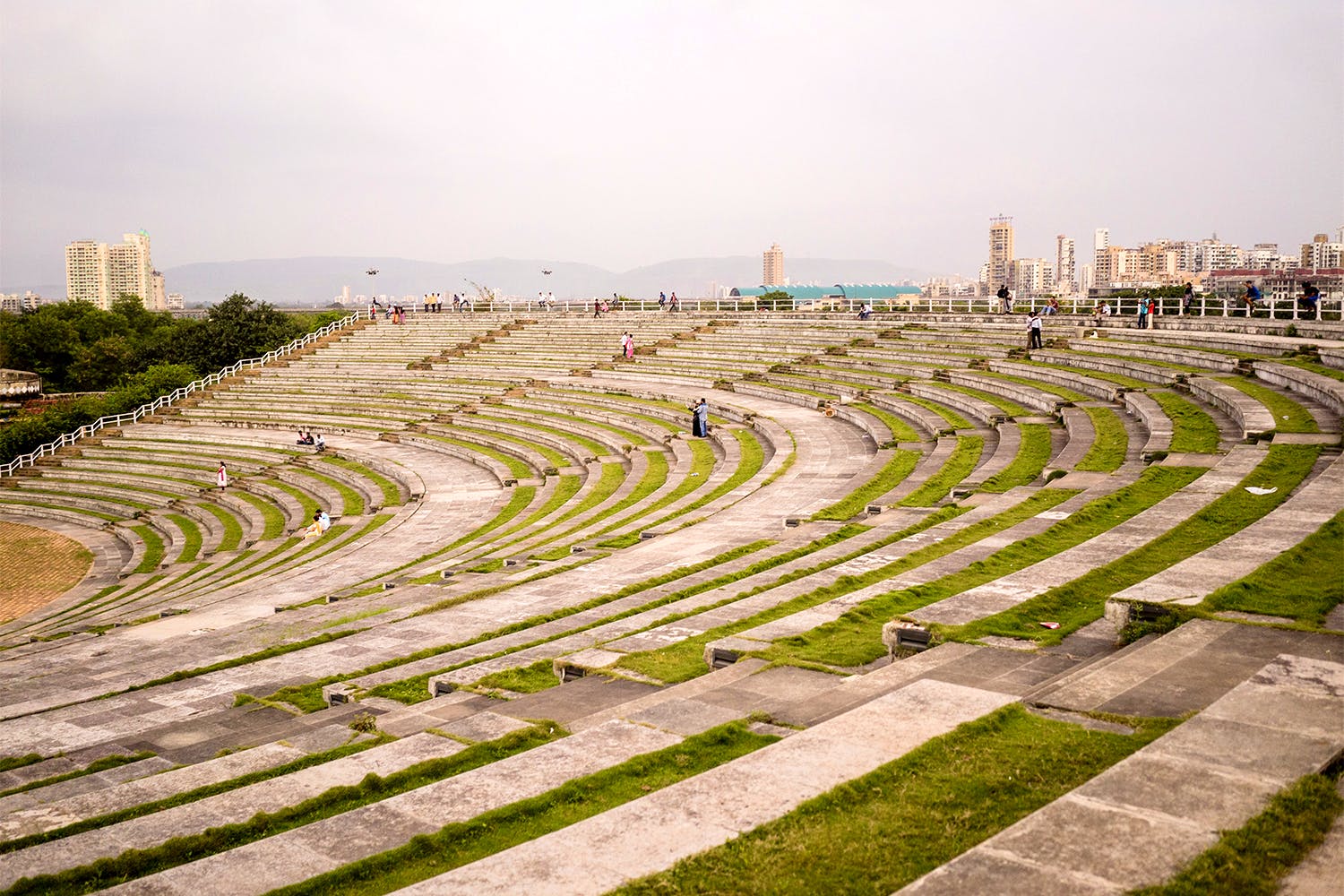 Amphitheatre,Landscape,Architecture,Grass,Urban design,Building,City