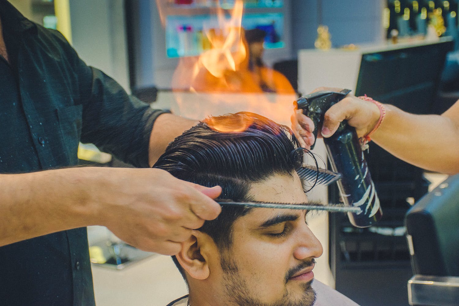Ghatkopar Salon Is Giving Flaming Haircuts With Fire | LBB, Mumbai