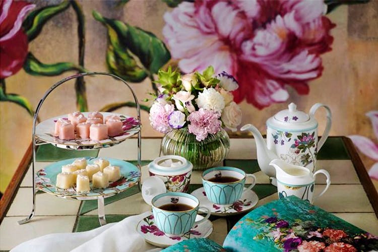 Still life,Teacup,Tableware,Pink,Porcelain,Flower,Table,Tea party,Brunch,Cup