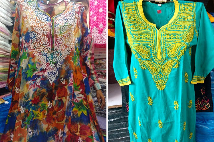 chikan kurtis Wholesalers from Lucknow Uttar Pradesh offering magnificent  selling price