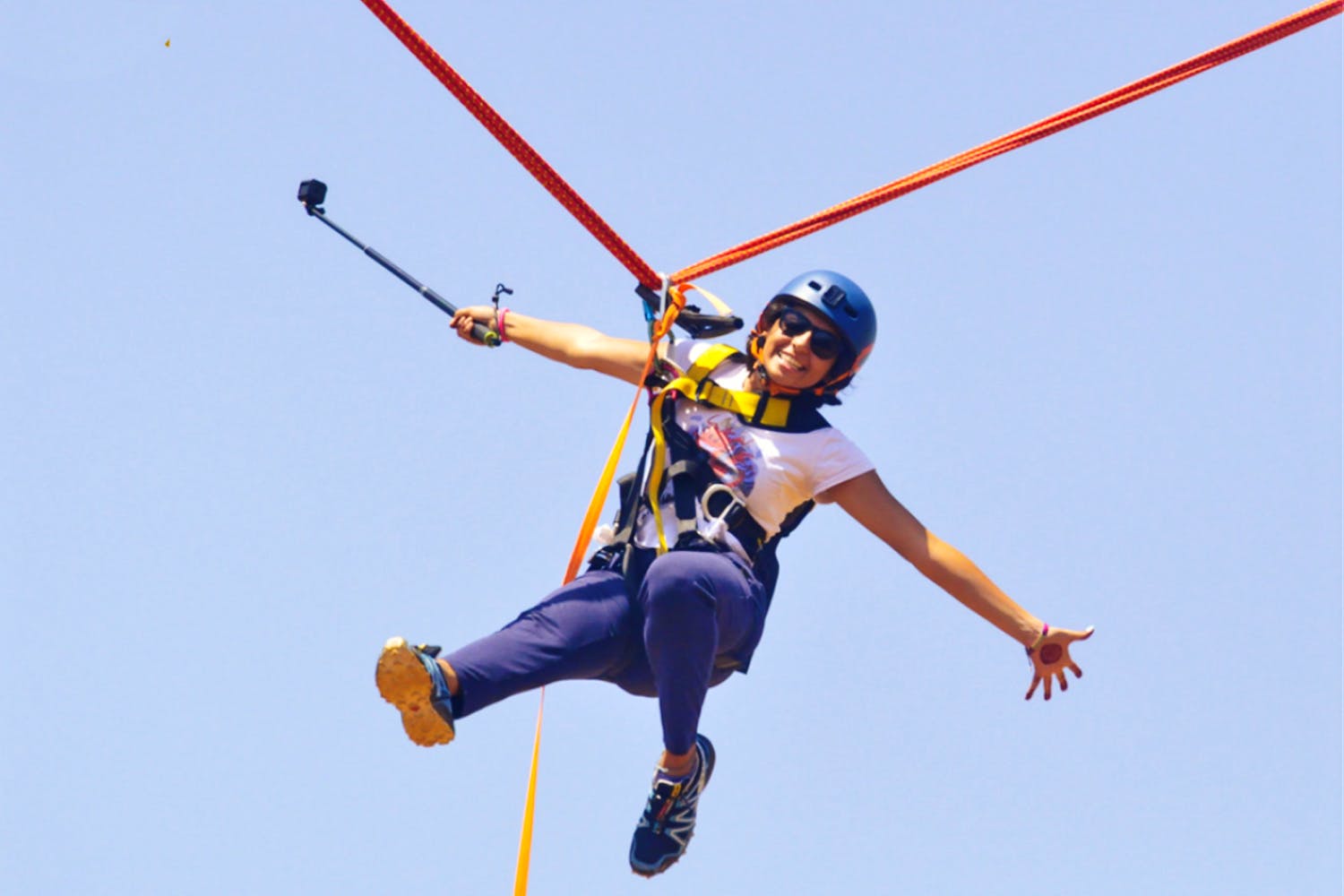 Jumping,Extreme sport,Adventure,Sports,Rope,Fun,Recreation,Bungee cord,Stunt performer,Climbing harness
