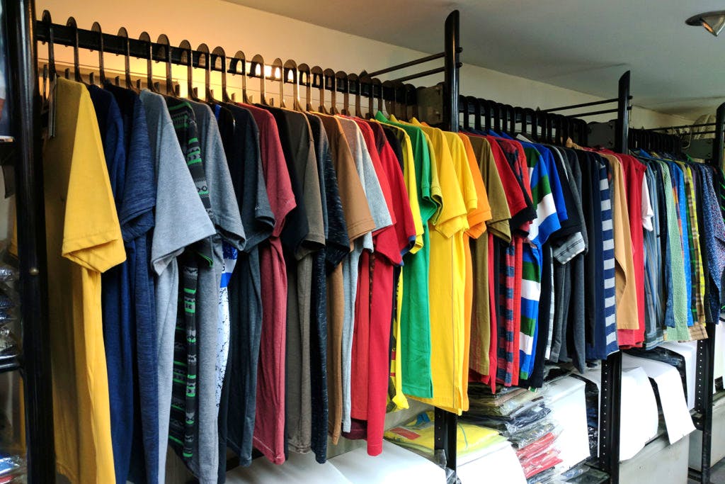 Clothing line outlet shop