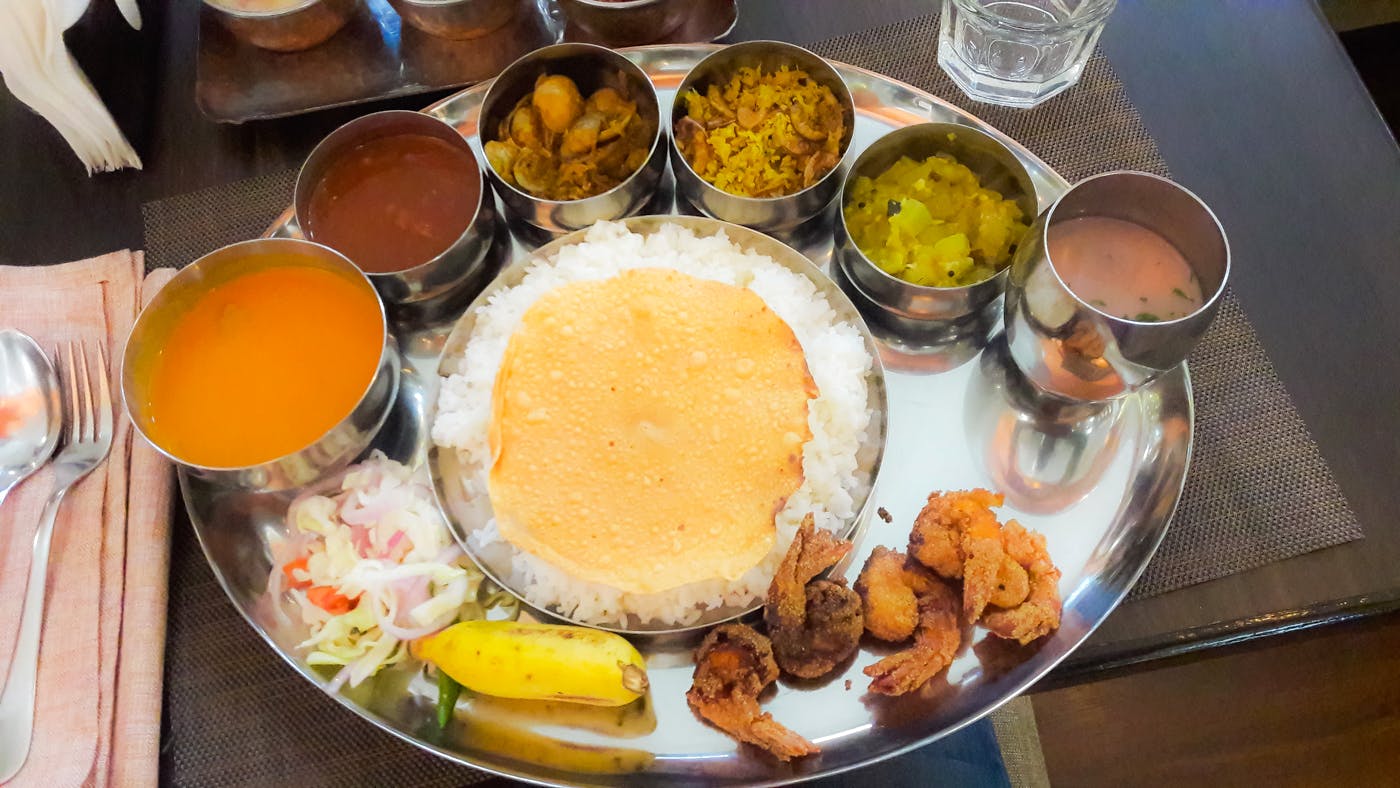 Fish Thali Done Right At Copperleaf Restaurant