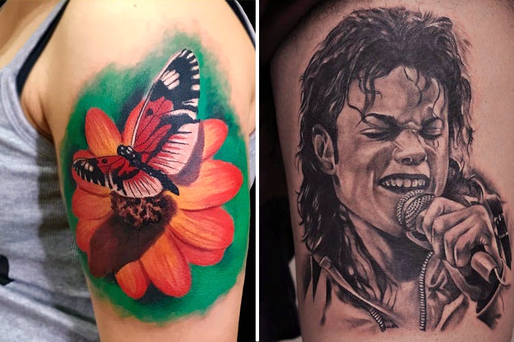 Portrait Tattoo by Mukesh Waghela is a highly skilled tattoo artist -