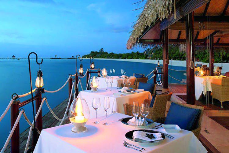 Restaurant,Property,Vacation,Resort,Room,Sea,Building,Ocean,Bay,Tourism
